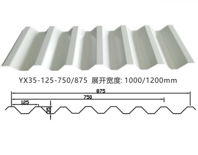YX35-125-750/875型彩鋼板