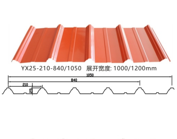 YX25-210-840/1050型彩鋼板