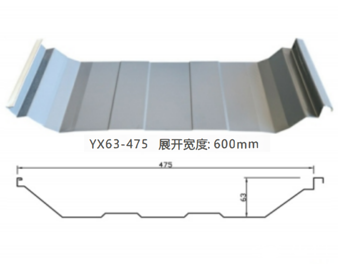 YX63-475型彩鋼板