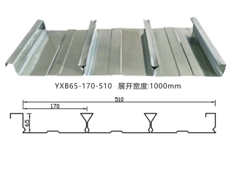 YXB65-170-510型閉口樓承板